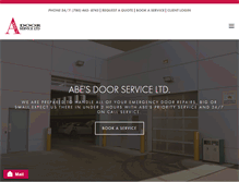 Tablet Screenshot of abesdoor.ca